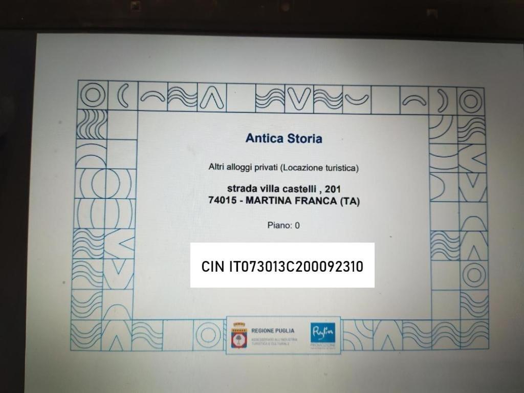 Antica Storia Villa มาร์ตินาฟรังกา ภายนอก รูปภาพ